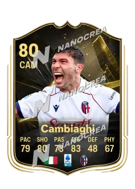 Nicolò Cambiaghi، بطاقة Team of the Week، بتقييم 80