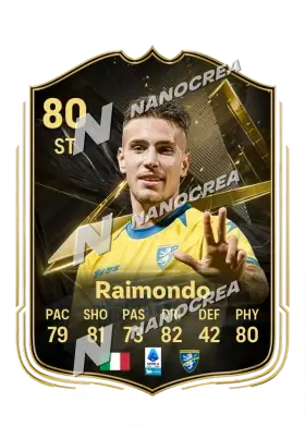 Antonio Raimondo, Team of the Week card, rated 80