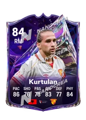 Arda Okan Kurtulan, Future Stars-kaart, rating 84