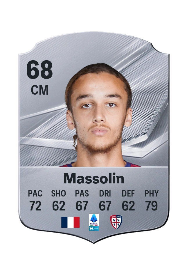 Yanis Massolin, Common-kaart, rating 68