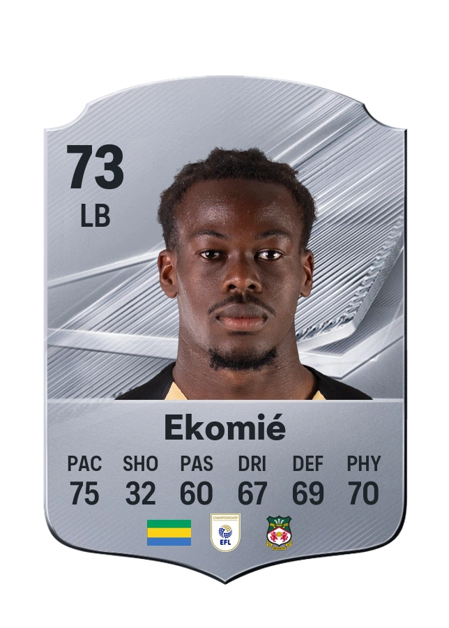 Jacques Ekomié, Common card, rated 73
