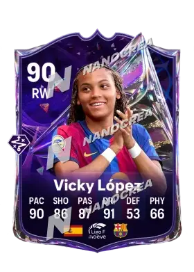 Vicky López، بطاقة Future Stars، بتقييم 90