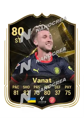 Team of the Week-Karte von Vladyslav Vanat, Wertung 80