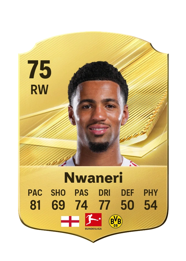 Ethan Nwaneri, Common card, rated 75