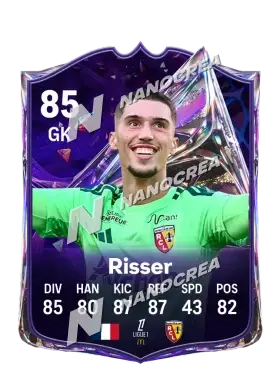 Robin Risser, Future Stars card, rated 85