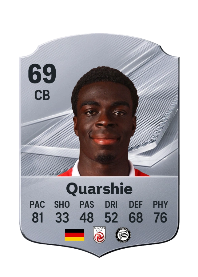Carta Common di Joshua Quarshie, valutazione 69