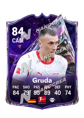 Future Stars-Karte von Brajan Gruda, Wertung 84