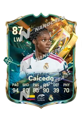 Linda Caicedo, Destined for Glory kartı, reyting 87