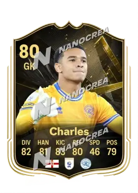 Pierce Charles, karta Team of the Week, ocena 80