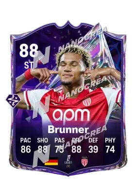 Paris Brunner, Future Stars kartı, reyting 88