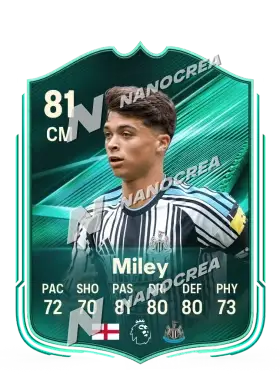 Carta Squad Foundations di Lewis Miley, valutazione 81