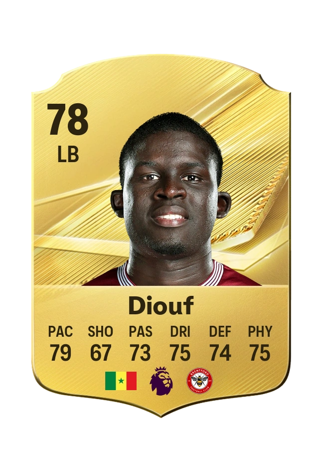 El Hadji Malick Diouf, Common-kaart, rating 78