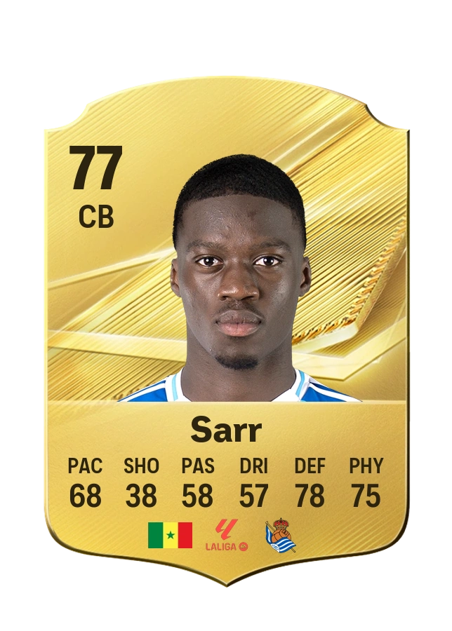 Mamadou Sarr, Common card, rated 77