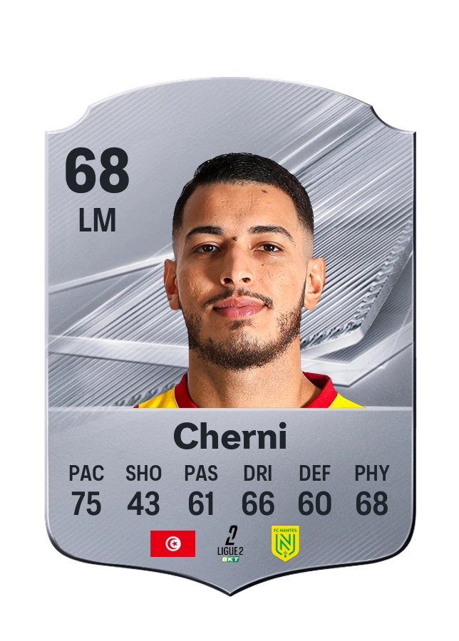 Amin Cherni, karta Common, ocena 68