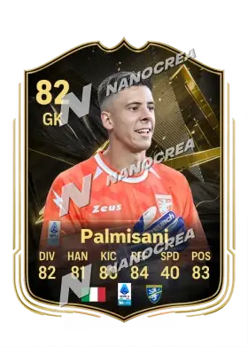 Carta Team of the Week de Lorenzo Palmisani, valoración 82