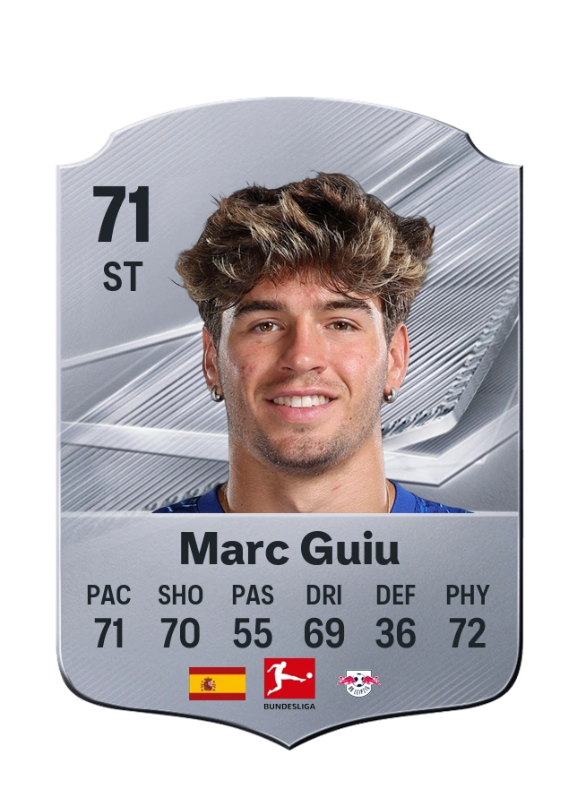Marc Guiu, Common card, rated 71