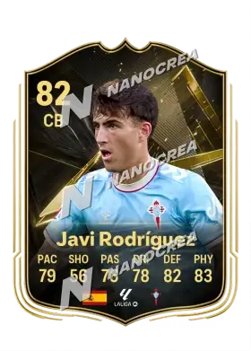 Javi Rodríguez, Team of the Week card, rated 82