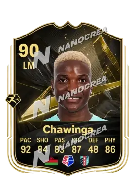 Carta Team of the Week de Temwa Chawinga, overall 90