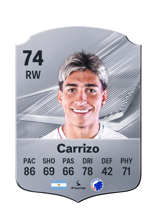 Carta Common di Maher Carrizo, valutazione 74