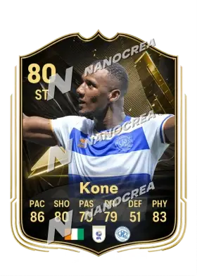 Richard Kone, karta Team of the Week, ocena 80