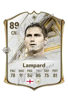 Frank Lampard, karta Base Icon, ocena 89