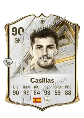Base Icon-Karte von Casillas, Wertung 90