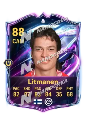 Jari Litmanen, Base Hero card, rated 88