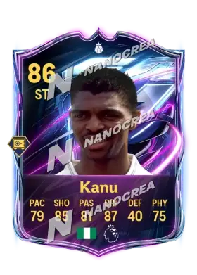 Nwankwo Kanu, Base Hero card, rated 86