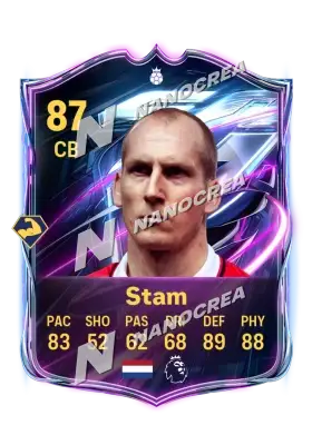 Jaap Stam, Base Hero card, rated 87