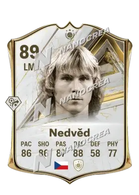 Carta Base Icon di Pavel Nedvěd, valutazione 89