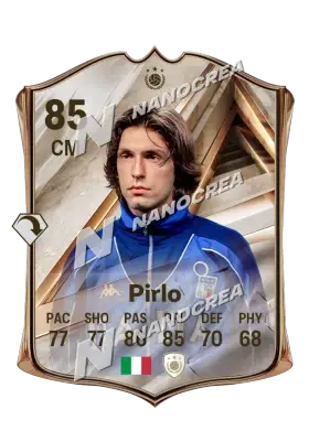 Andrea Pirlo, Debut International Icon card, rated 85