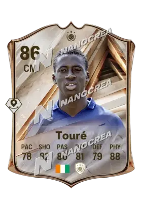 Yaya Touré, Debut International Icon card, rated 86