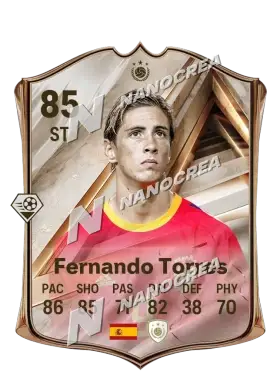 Fernando Torres، بطاقة Debut International Icon، بتقييم 85