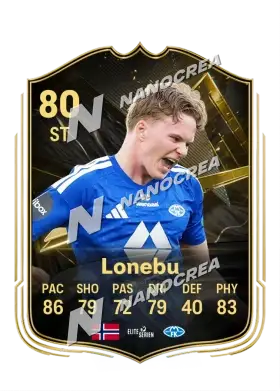 Kristian Lonebu, karta Team of the Week, ocena 80