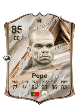 Pepe, Debut International Icon card, rated 85