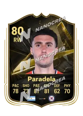 Carta Team of the Week di José Paradela, valutazione 80