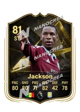 Nicolas Jackson, karta Team of the Week, ocena 81