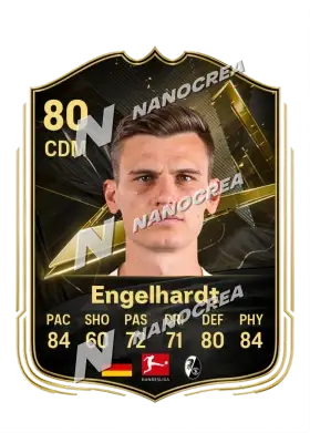Yannik Engelhardt, Team of the Week card, rated 80