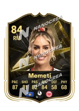 Erëleta Memeti, karta Team of the Week, ocena 84