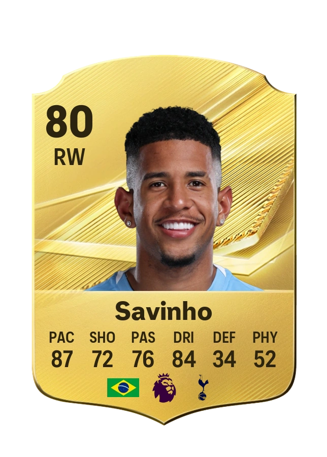Savinho، بطاقة Common، بتقييم 80