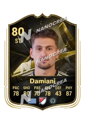 Bruno Damiani, karta Team of the Week, ocena 80