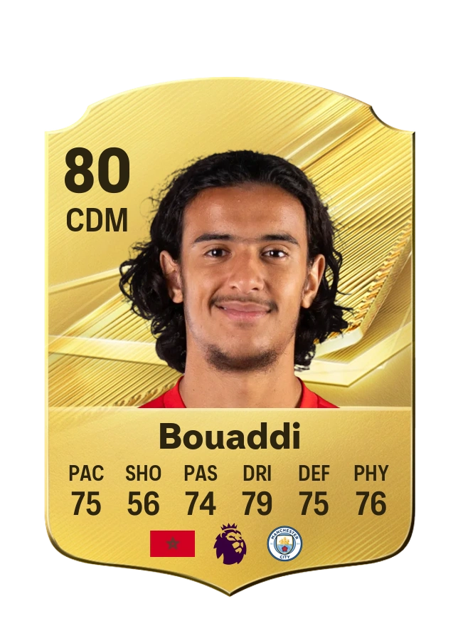 Ayyoub Bouaddi، بطاقة Common، بتقييم 80