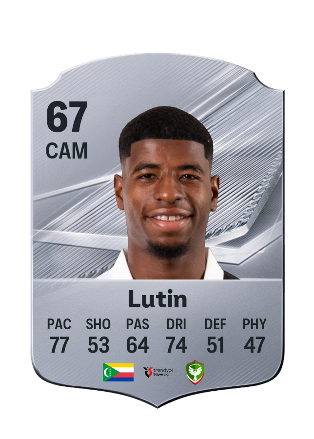 Rayan Lutin, Common card, rated 67