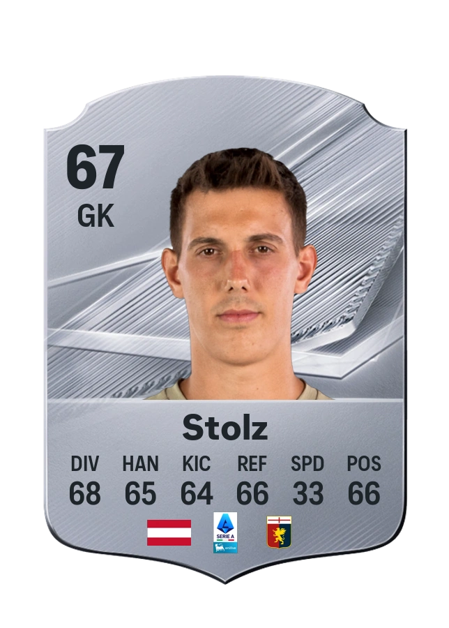 Franz Stolz, Common card, rated 67