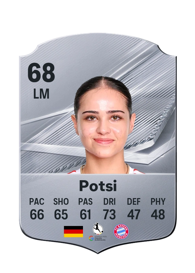 Kassandra Potsi, Common card, rated 68