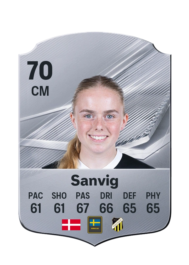 Pernille Sanvig, Common card, rated 70