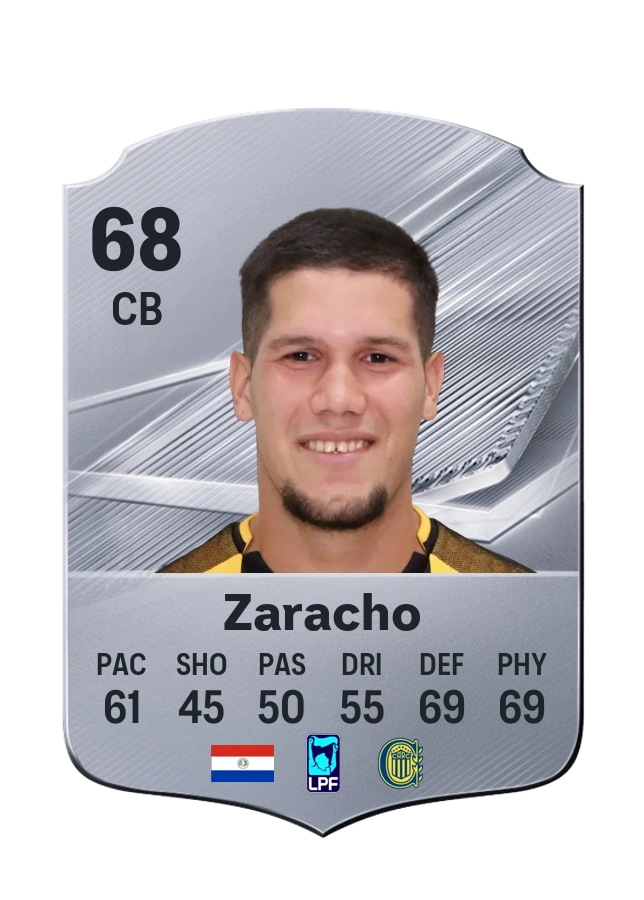 Sebastián Zaracho, Common card, rated 68
