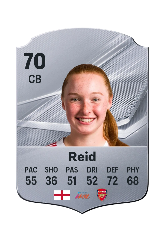 Katie Reid, Common card, rated 70