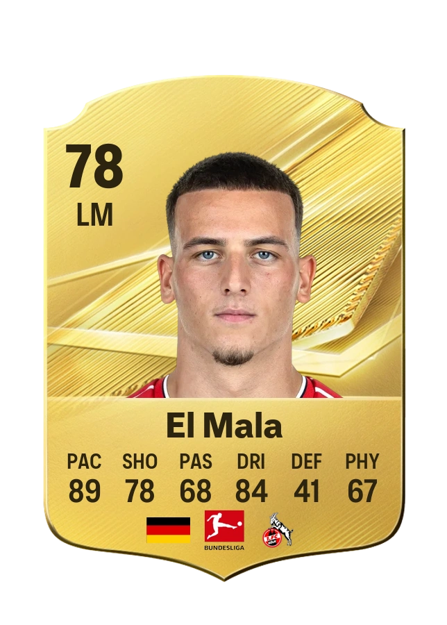 Saïd El Mala, Common card, rated 78