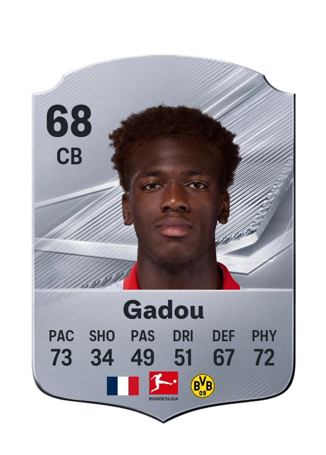 Joane Gadou, Common card, rated 68